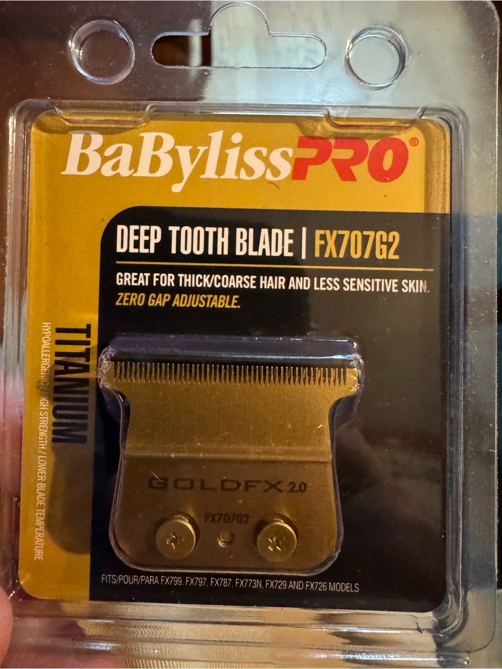 BaByliss PRO Deep Tooth Blade FX707G2